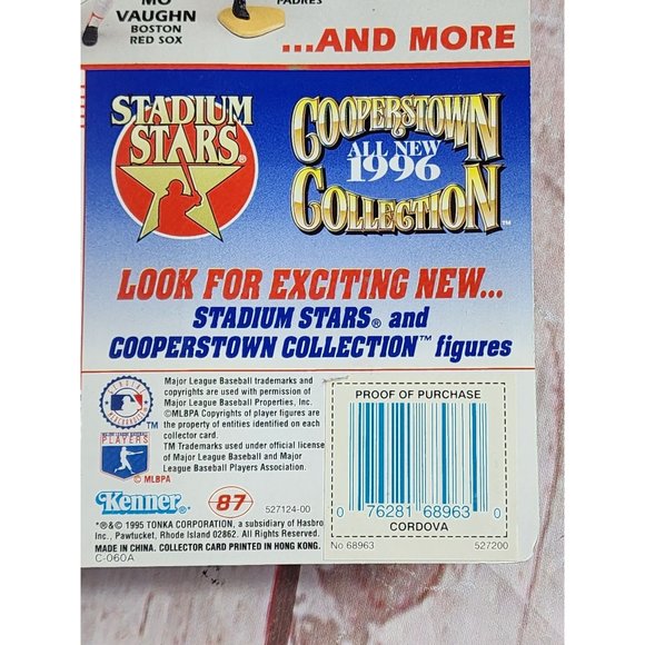 Vintage Starting Lineup 1996 Edition Marty Cordova MLB Baseball Figurine - Picture 7 of 14